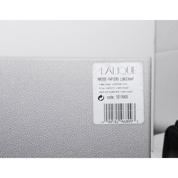 Lalique Longchamp Horse Crystal Sculpture Rare 10119400 Mascot hood ornament - Picture 4 of 11